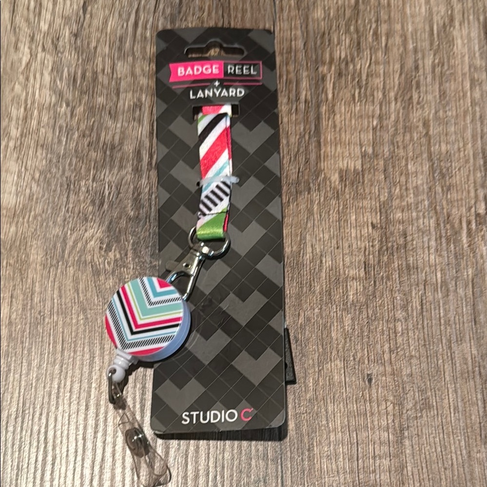 Studio C Badge Reel and Lanyard